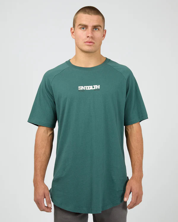 St Goliath Silver Foil Tee Green