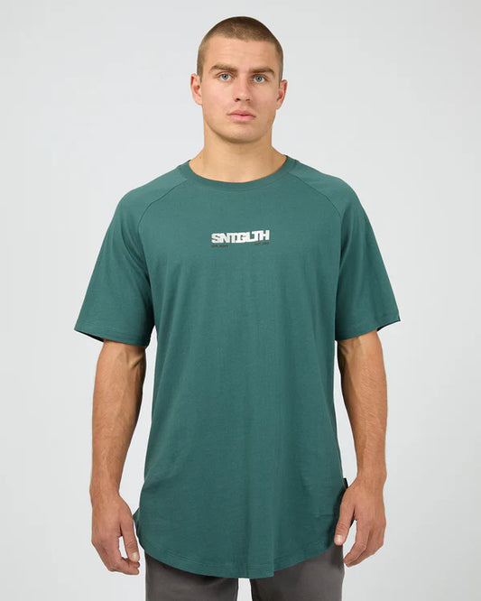 St Goliath Silver Foil Tee Green