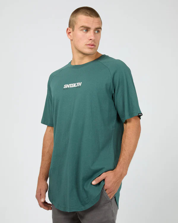 St Goliath Silver Foil Tee Green