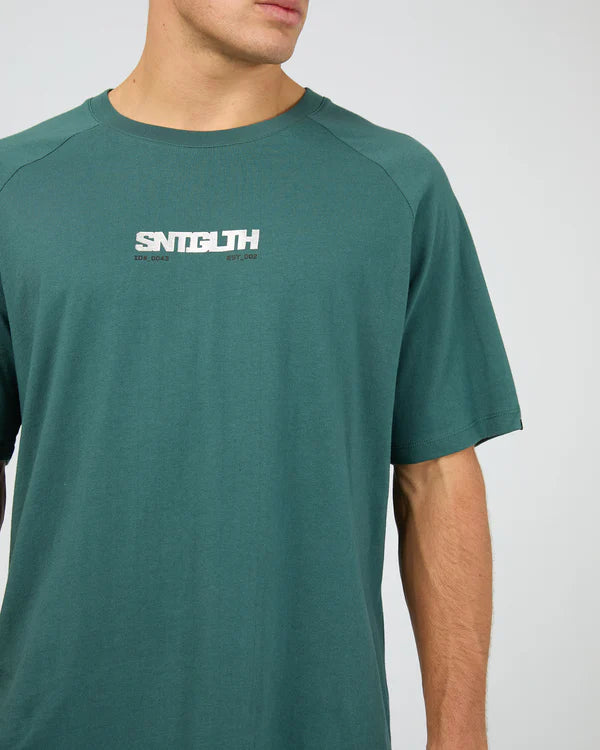 St Goliath Silver Foil Tee Green
