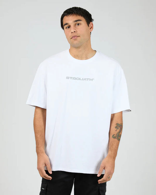 St Goliath Mizar Tee | White