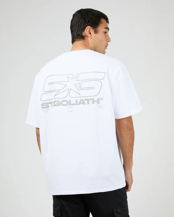 St Goliath Mizar Tee | White