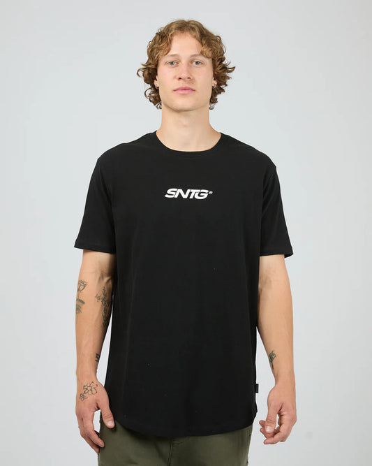 St Goliath Overlapped Tee | Black