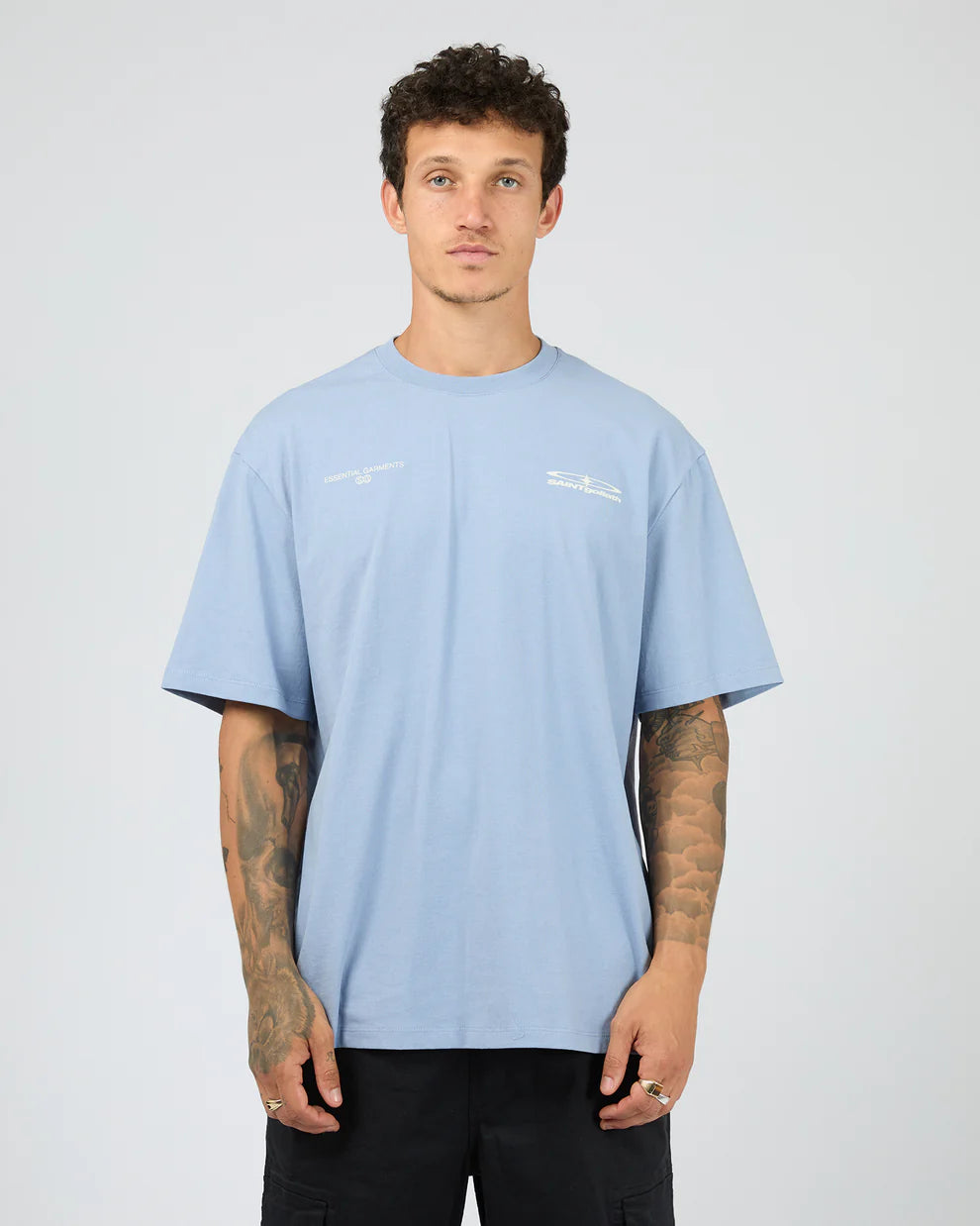 St Goliath Vapor Tee | Blue