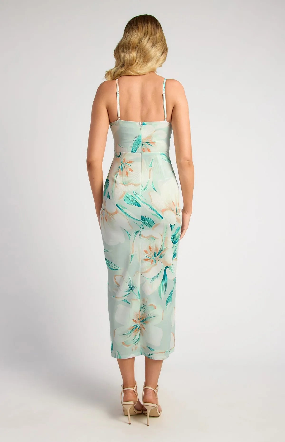 Style State Floral Stretch Bodycon Dress | Blue