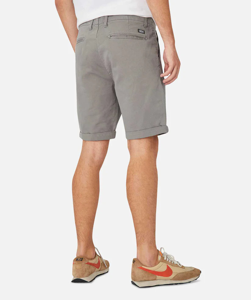 INDUSTRIE THE RINSE DRIFTER SHORT OD STEEL