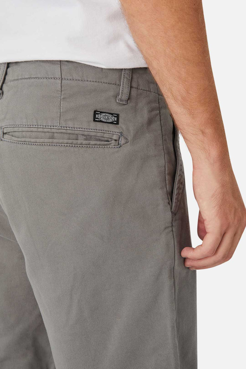 INDUSTRIE THE RINSE DRIFTER SHORT OD STEEL