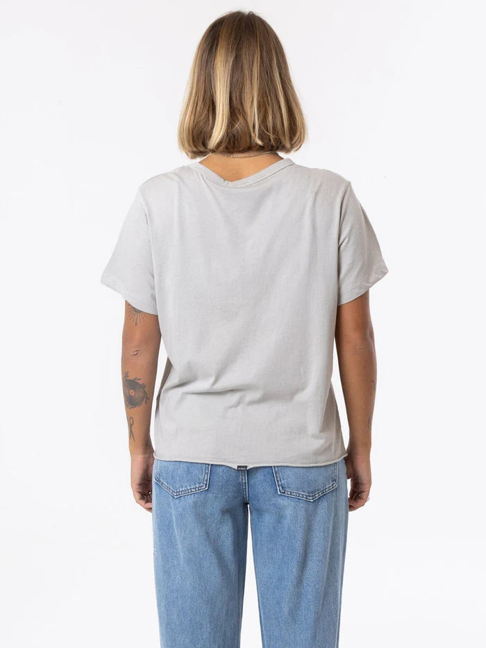 THRILLS MINIMAL THRILLS RELAXED TEE OYSTER GREY