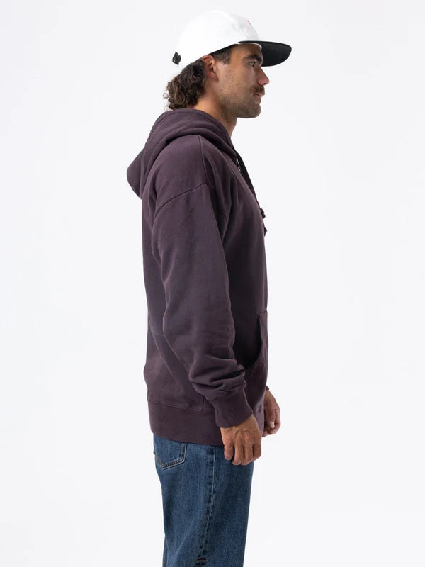 THRILLS MINIMAL THRILLS SLOUCH PULL ON HOOD DEEP PLUM