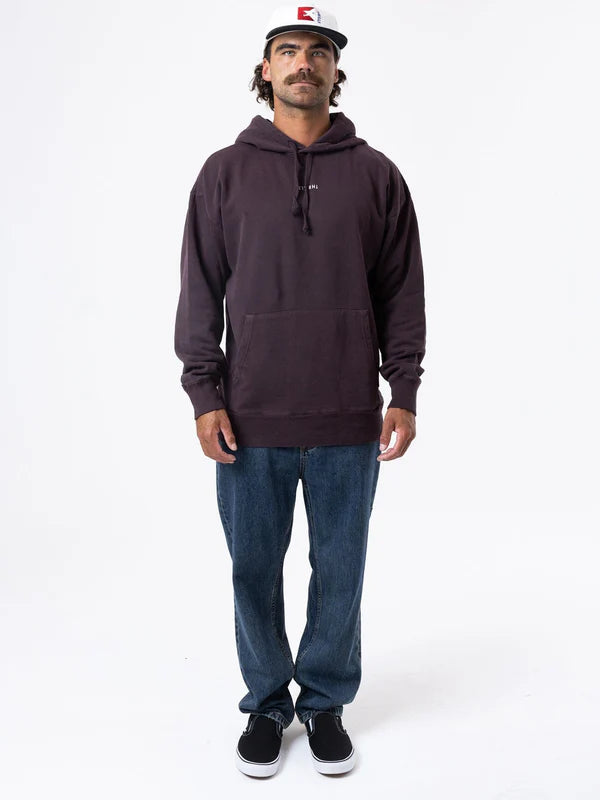 THRILLS MINIMAL THRILLS SLOUCH PULL ON HOOD DEEP PLUM