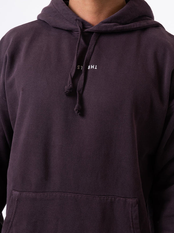 THRILLS MINIMAL THRILLS SLOUCH PULL ON HOOD DEEP PLUM