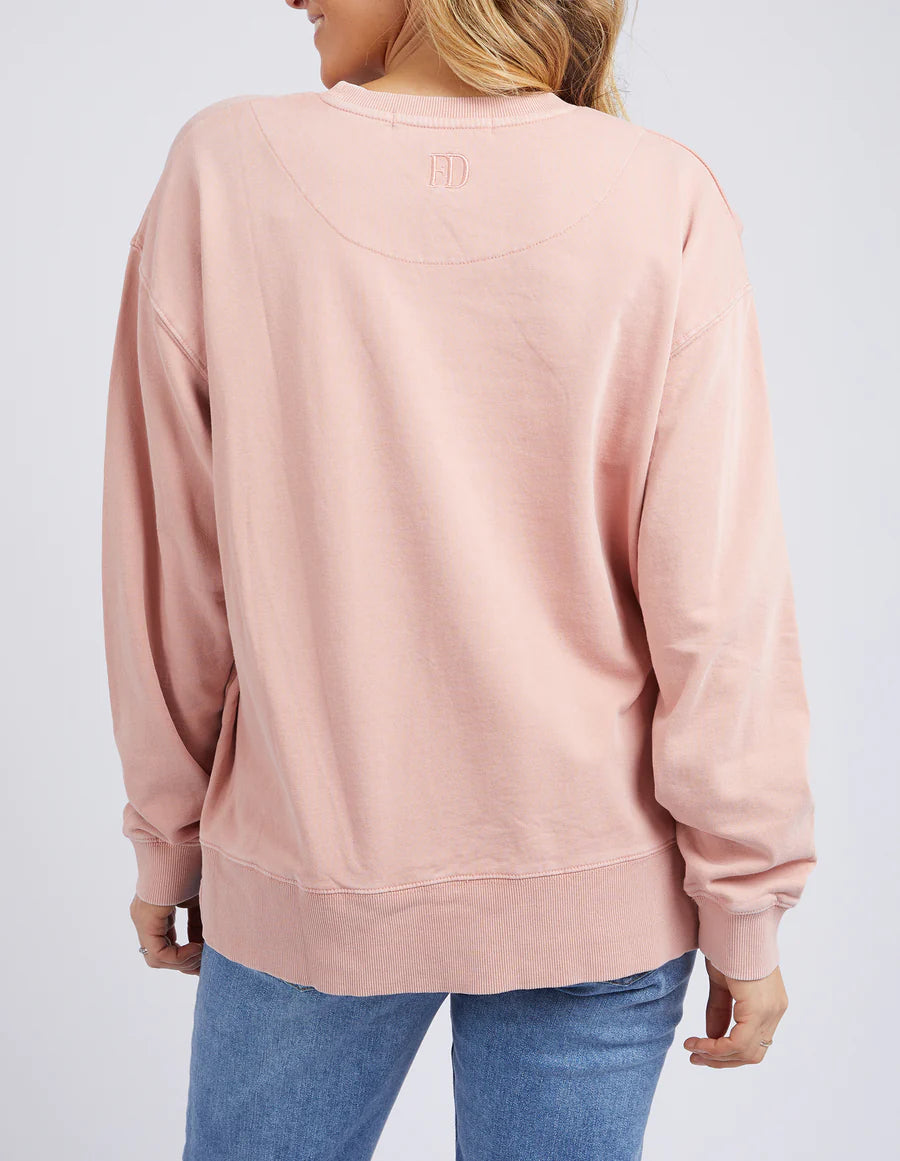 FOXWOOD FLORA CREW WASHED PINK