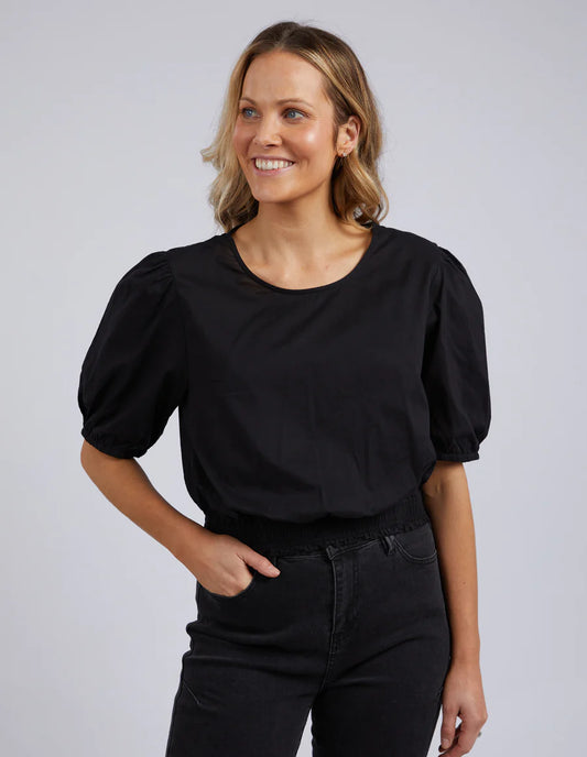 FOXWOOD CHARLI TOP BLACK