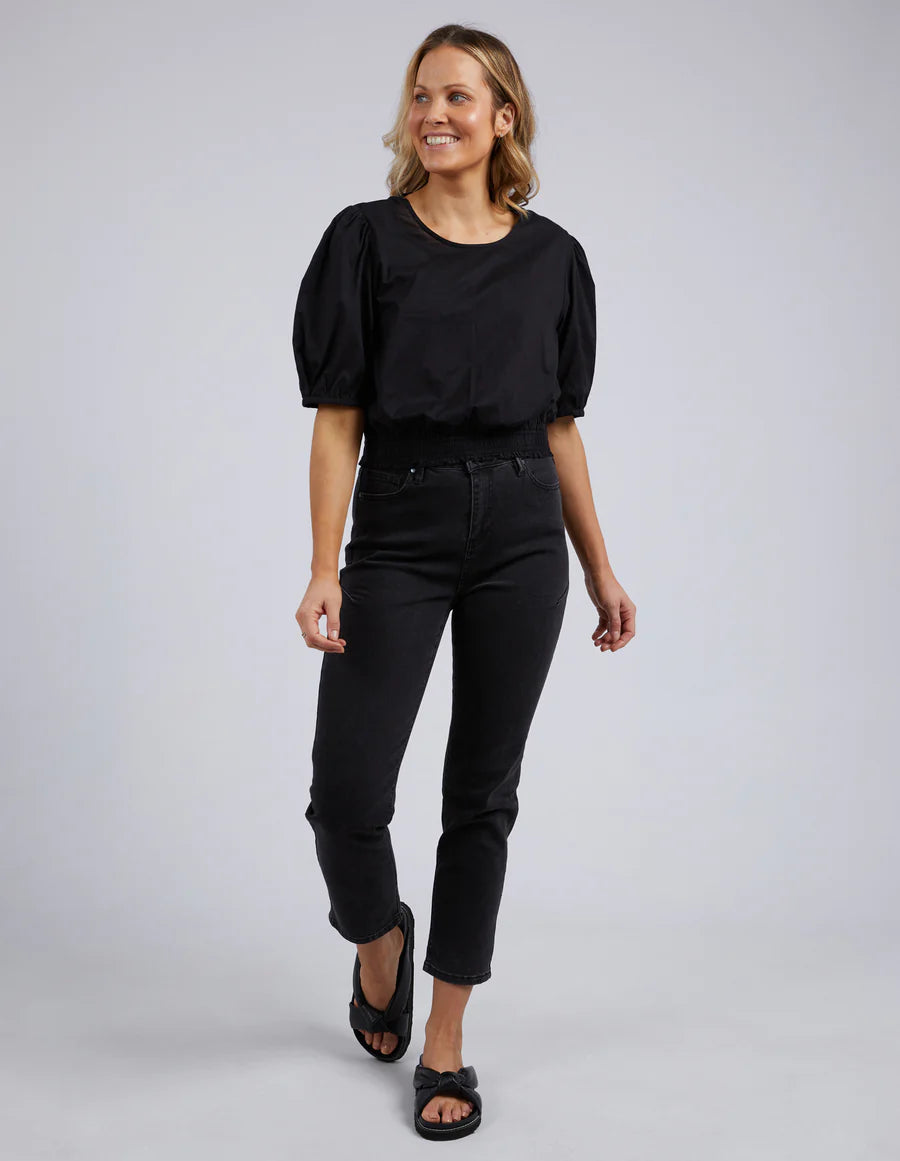 FOXWOOD CHARLI TOP BLACK