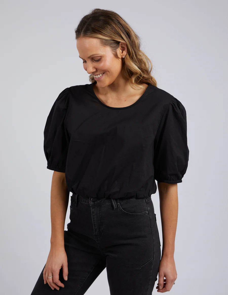 FOXWOOD CHARLI TOP BLACK