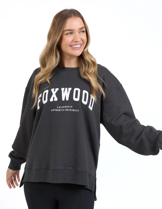 Foxwood Inverval Crew | Dark Grey