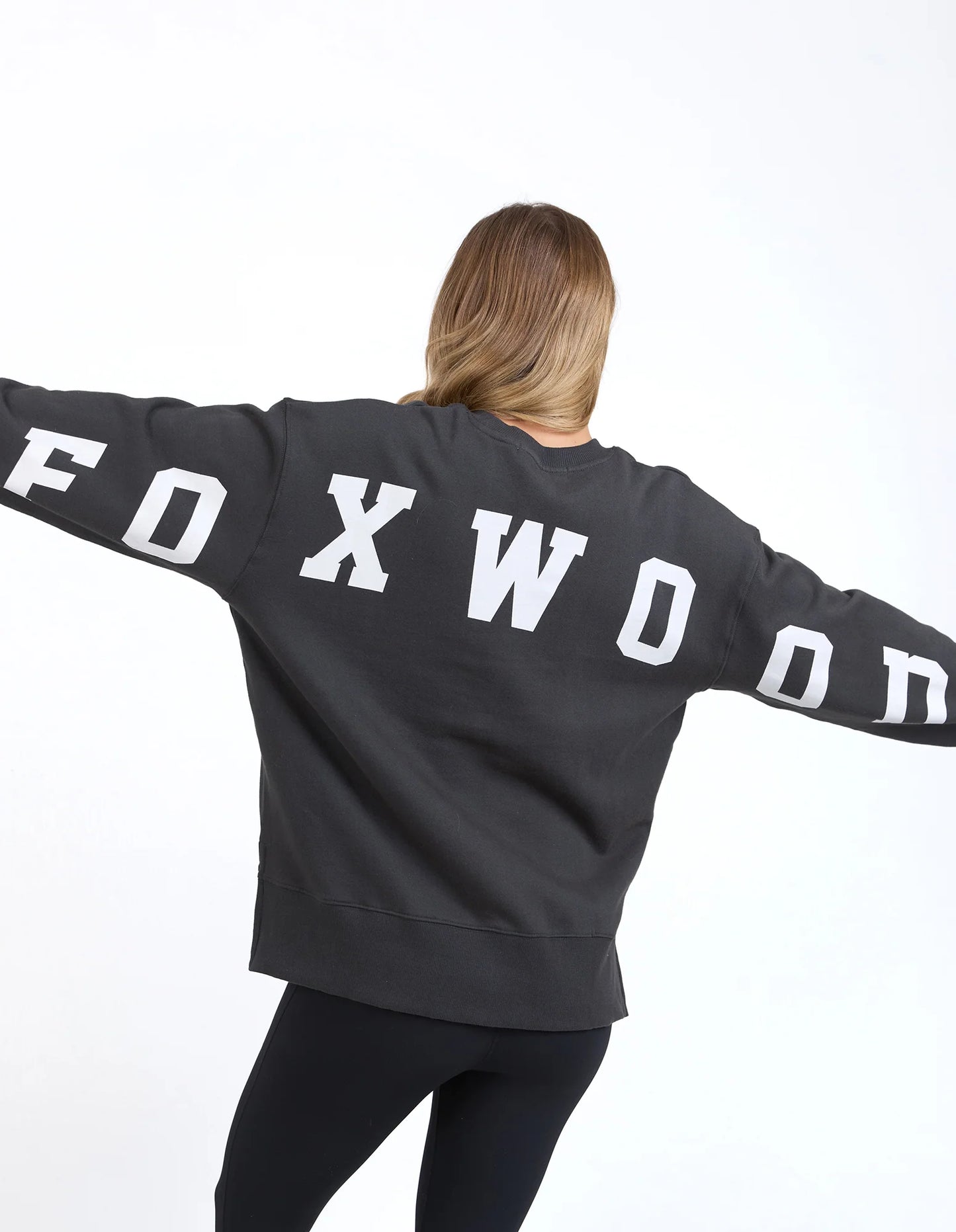 Foxwood Inverval Crew | Dark Grey