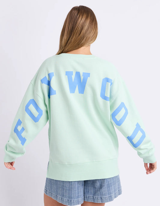 Foxwood Interval Crew | Mint/Bluebell