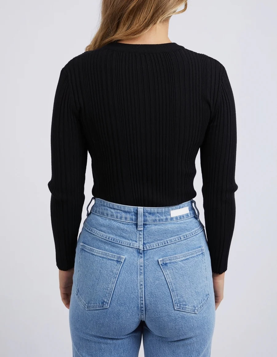 FOXWOOD GRETA LONG SLEEVE BLACK