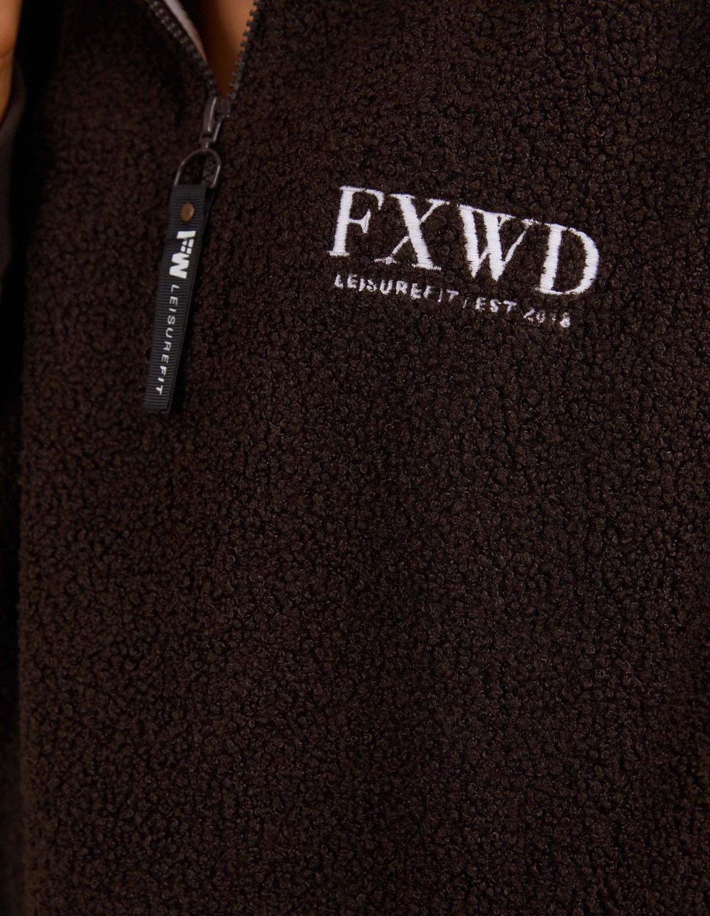 FOXWOOD WEEKEND BOUCLE CREW BROWN