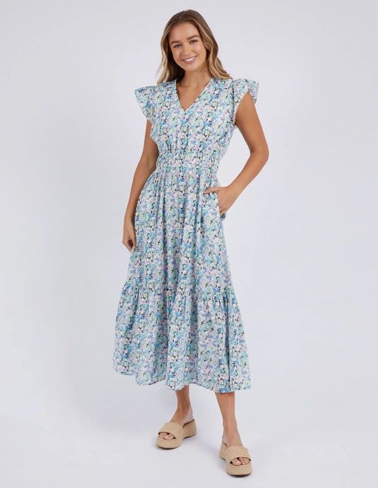 FOXWOOD ROSETTE FLORAL DRESS