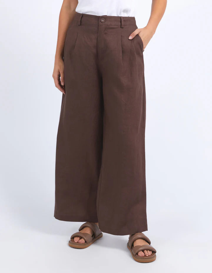 FOXWOOD PIERRA PANT CHOCOLATE