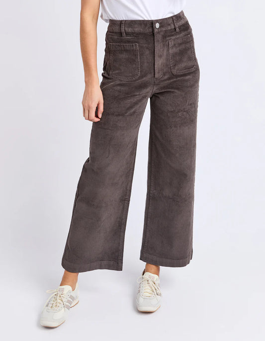 Foxwood Henrietta Cord Pant | Coffee Bean