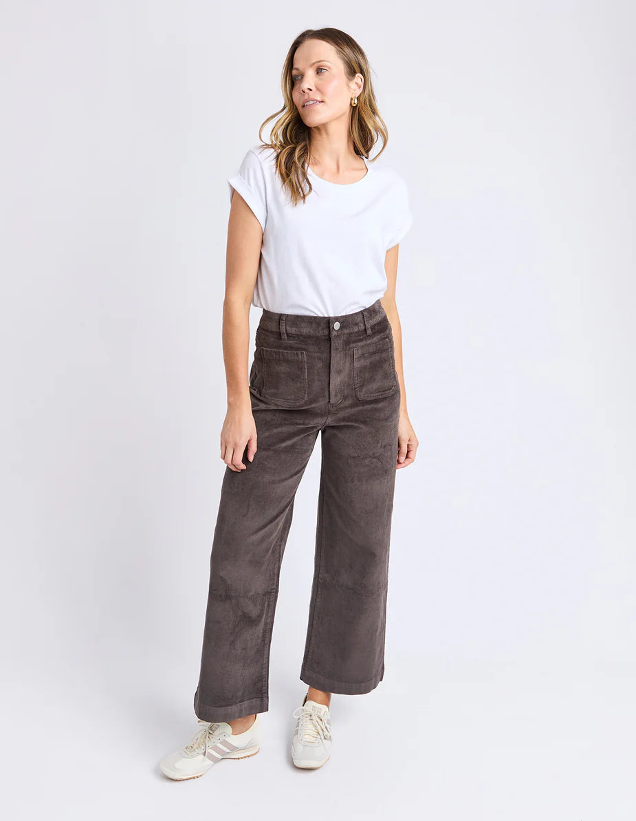 Foxwood Henrietta Cord Pant | Coffee Bean
