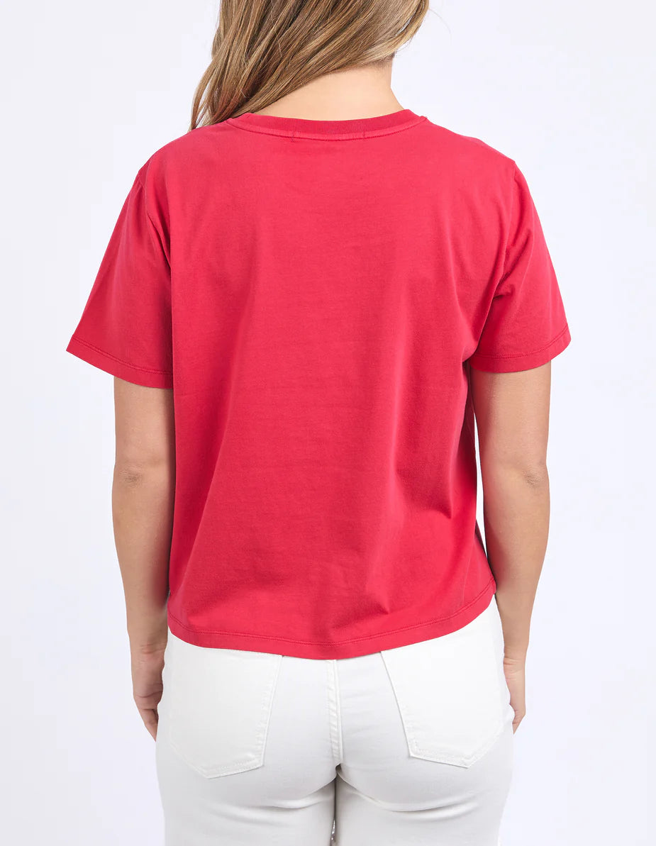 Foxwood Cote D'Azur Tee Crimson