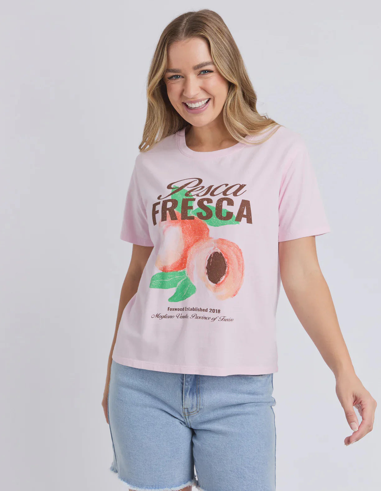 Foxwood Fresca Tee Pale Pink