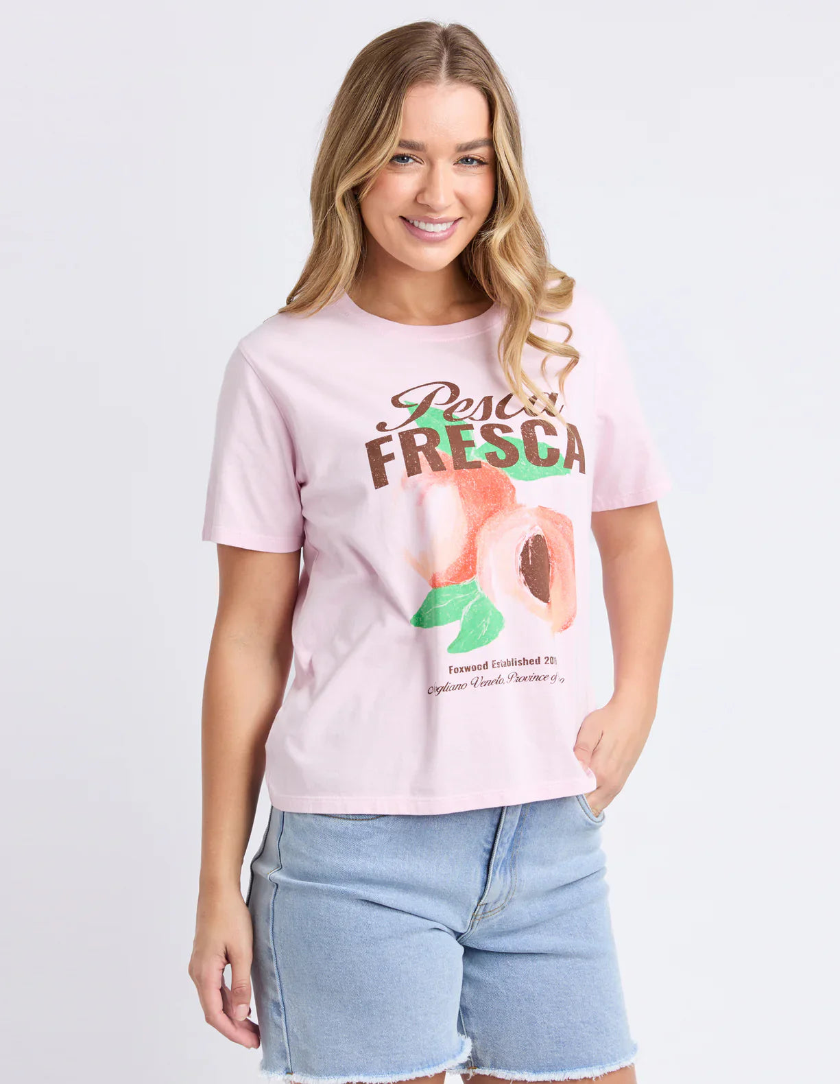 Foxwood Fresca Tee Pale Pink