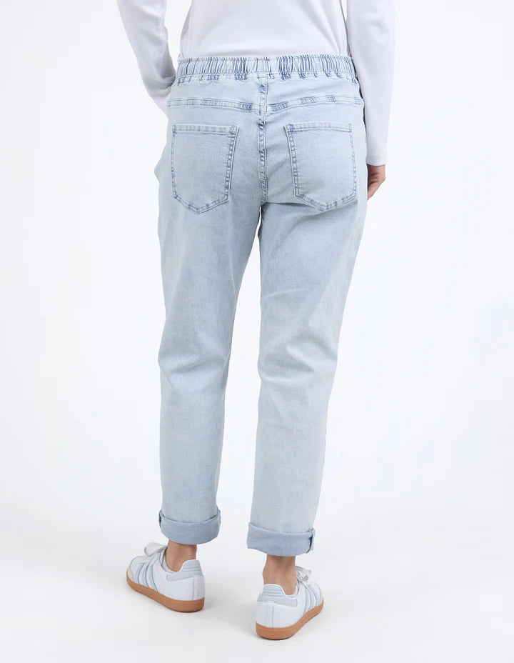 FOXWOOD JULIETTE JOGGER JEAN VINTAGE PALE BLUE