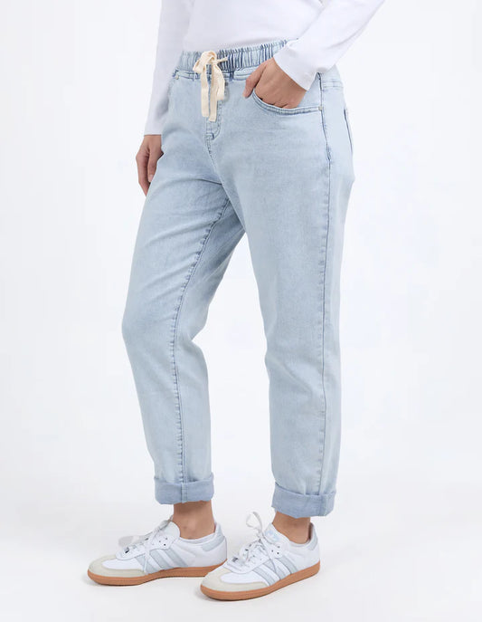 FOXWOOD JULIETTE JOGGER JEAN VINTAGE PALE BLUE