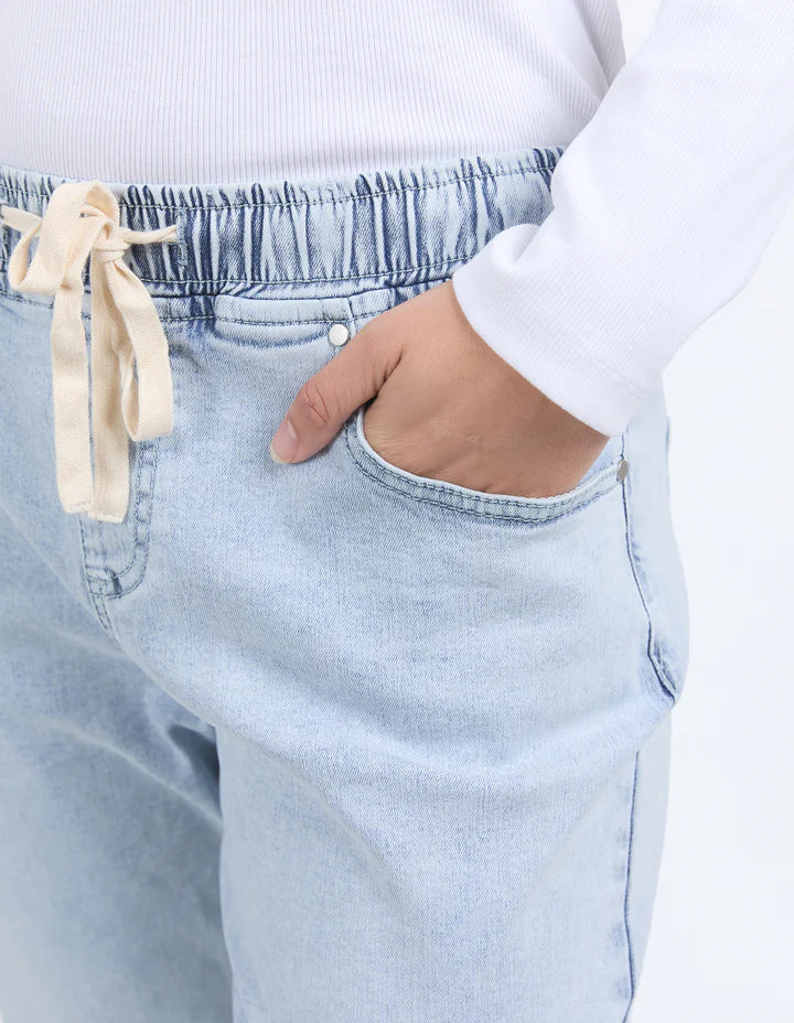 FOXWOOD JULIETTE JOGGER JEAN VINTAGE PALE BLUE