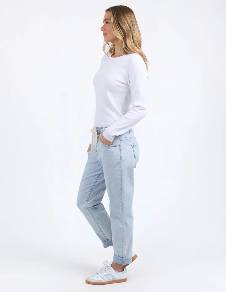 FOXWOOD JULIETTE JOGGER JEAN VINTAGE PALE BLUE