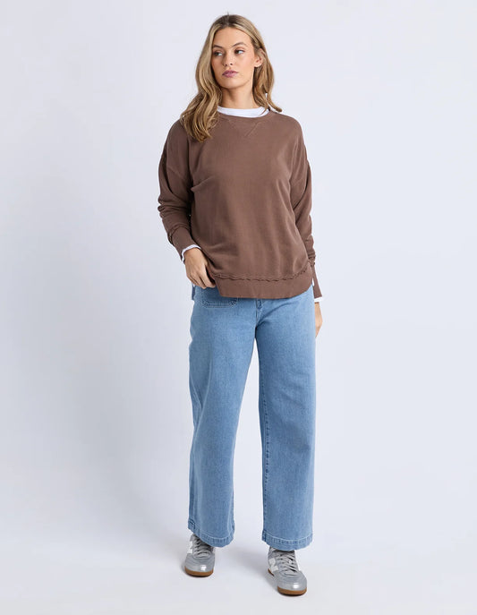 Foxwood Delilah Crew | Chocolate