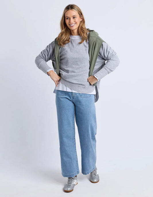 Foxwood Delilah Crew | Grey Marle
