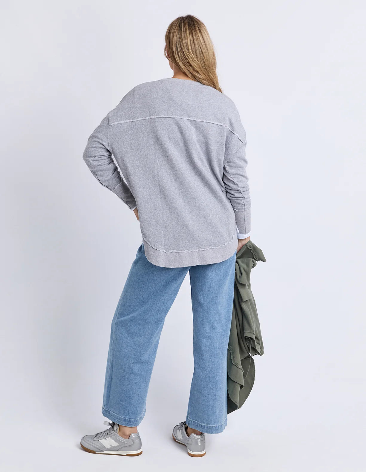 Foxwood Delilah Crew | Grey Marle