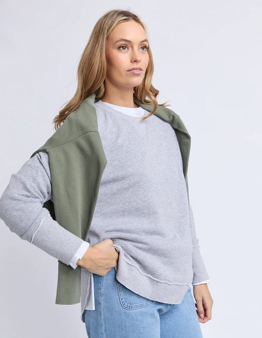 Foxwood Delilah Crew | Grey Marle
