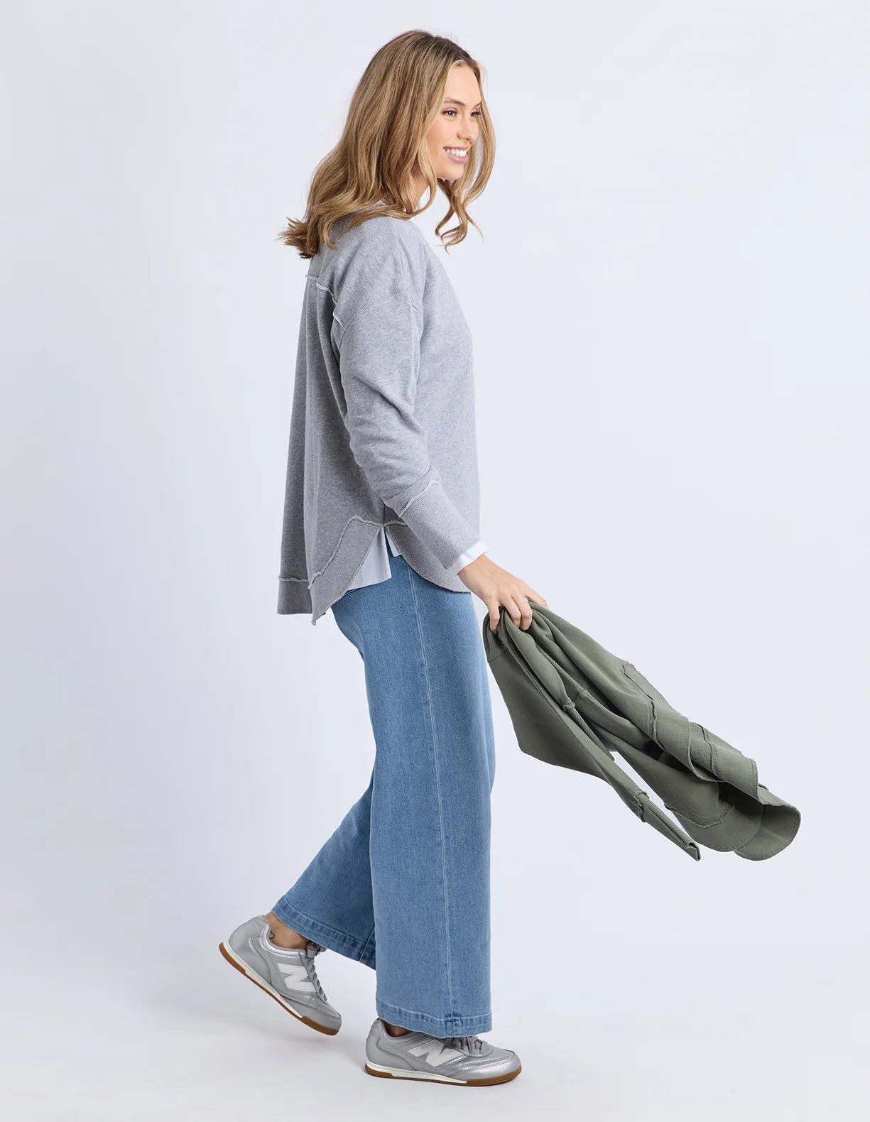 Foxwood Delilah Crew | Grey Marle