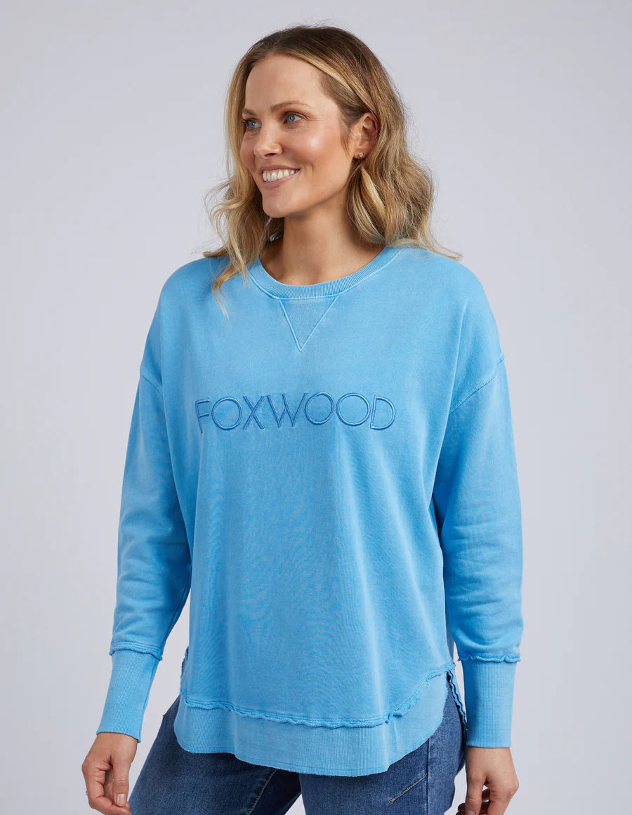 FOXWOOD SIMPLIFIED CREW BRIGHT BLUE