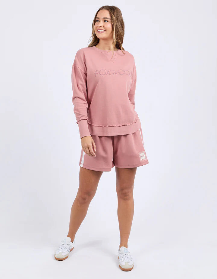 FOXWOOD SIMPLIFIED CREW DUSTY ROSE