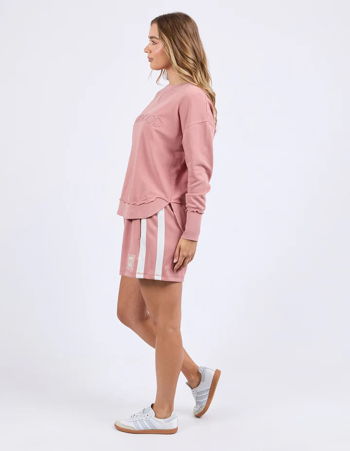 FOXWOOD SIMPLIFIED CREW DUSTY ROSE