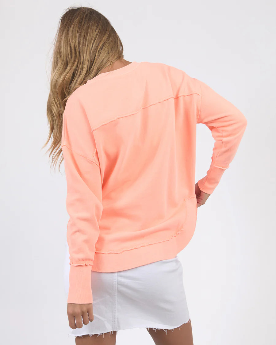 FOXWOOD SIMPLIFIED CREW NEON PEACH