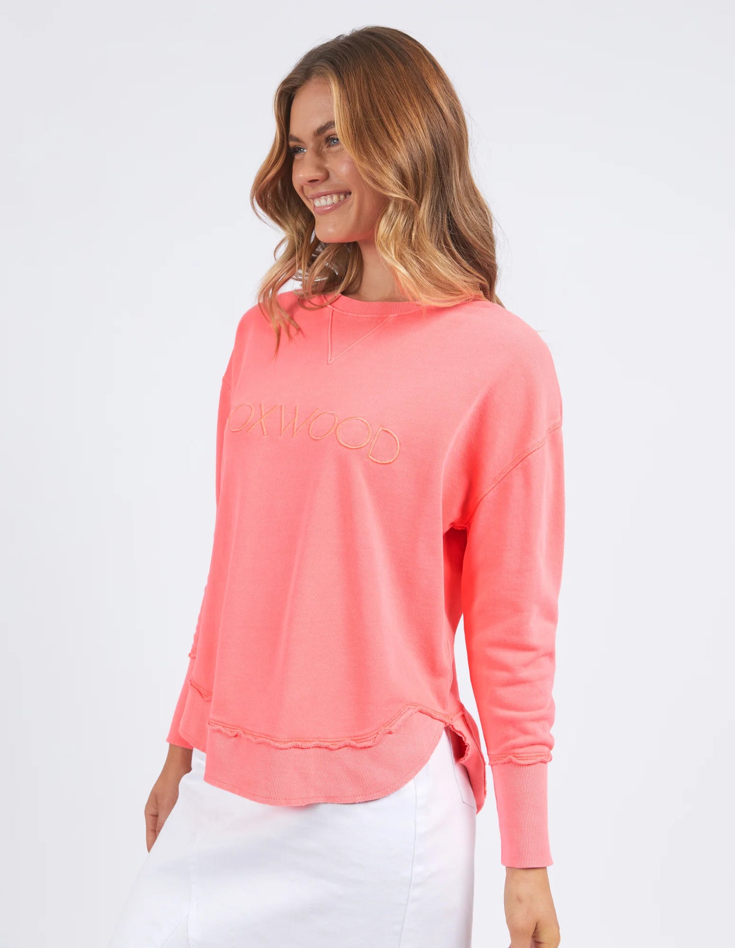 FOXWOOD SIMPLIFIED CREW NEON PINK