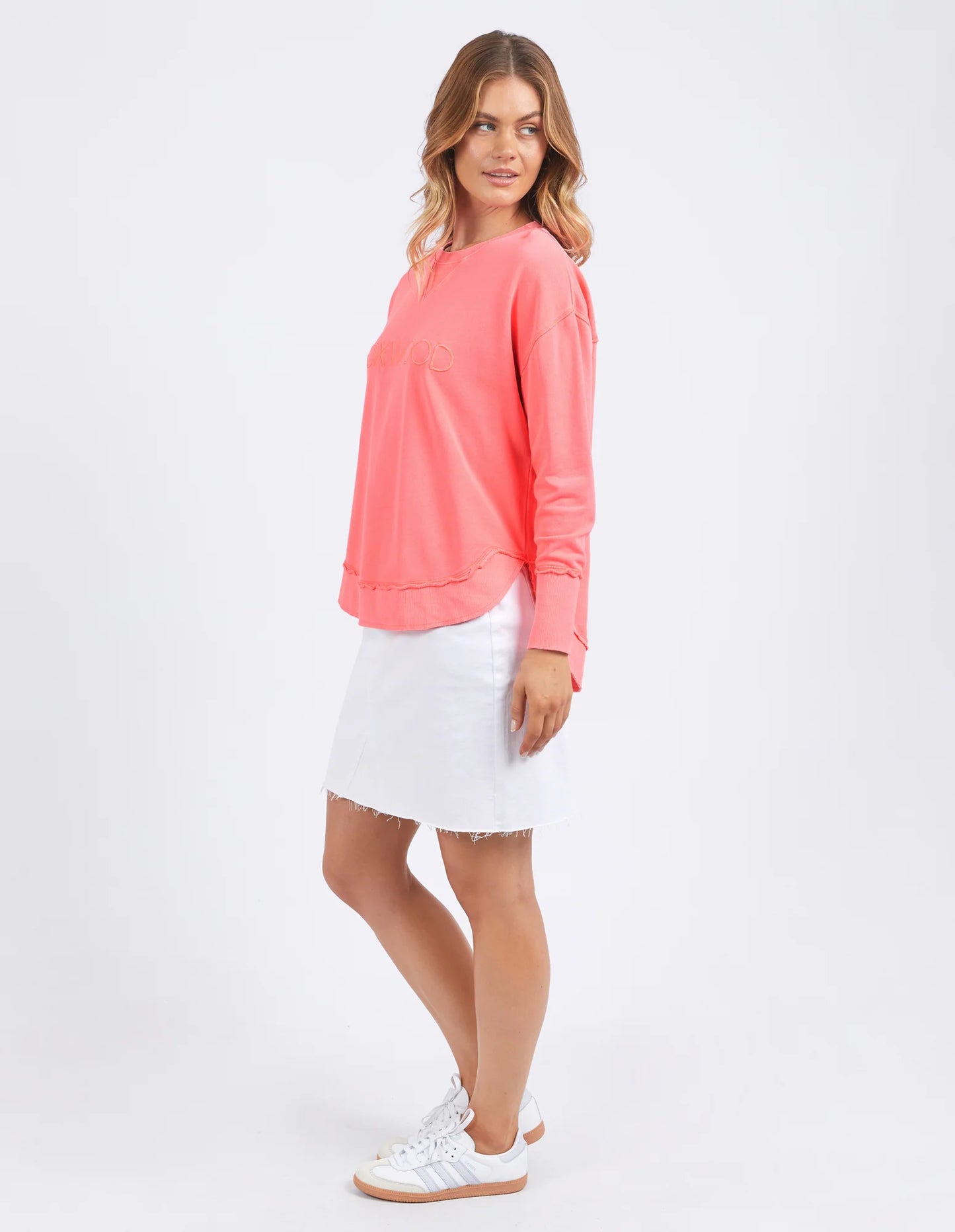 FOXWOOD SIMPLIFIED CREW NEON PINK