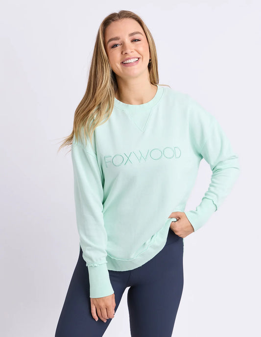 Foxwood Simplified Crew | Pale Mint