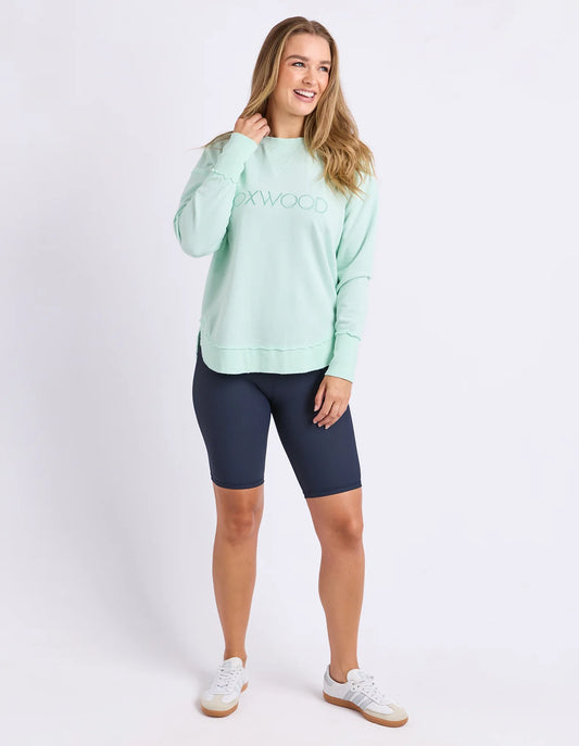 Foxwood Simplified Crew | Pale Mint