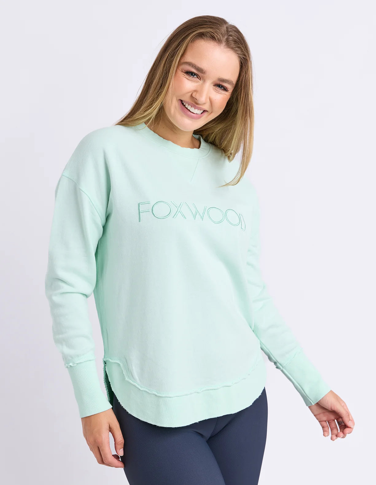 Foxwood Simplified Crew | Pale Mint