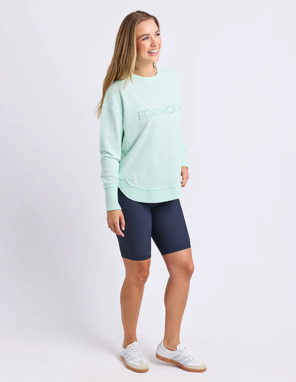 Foxwood Simplified Crew | Pale Mint